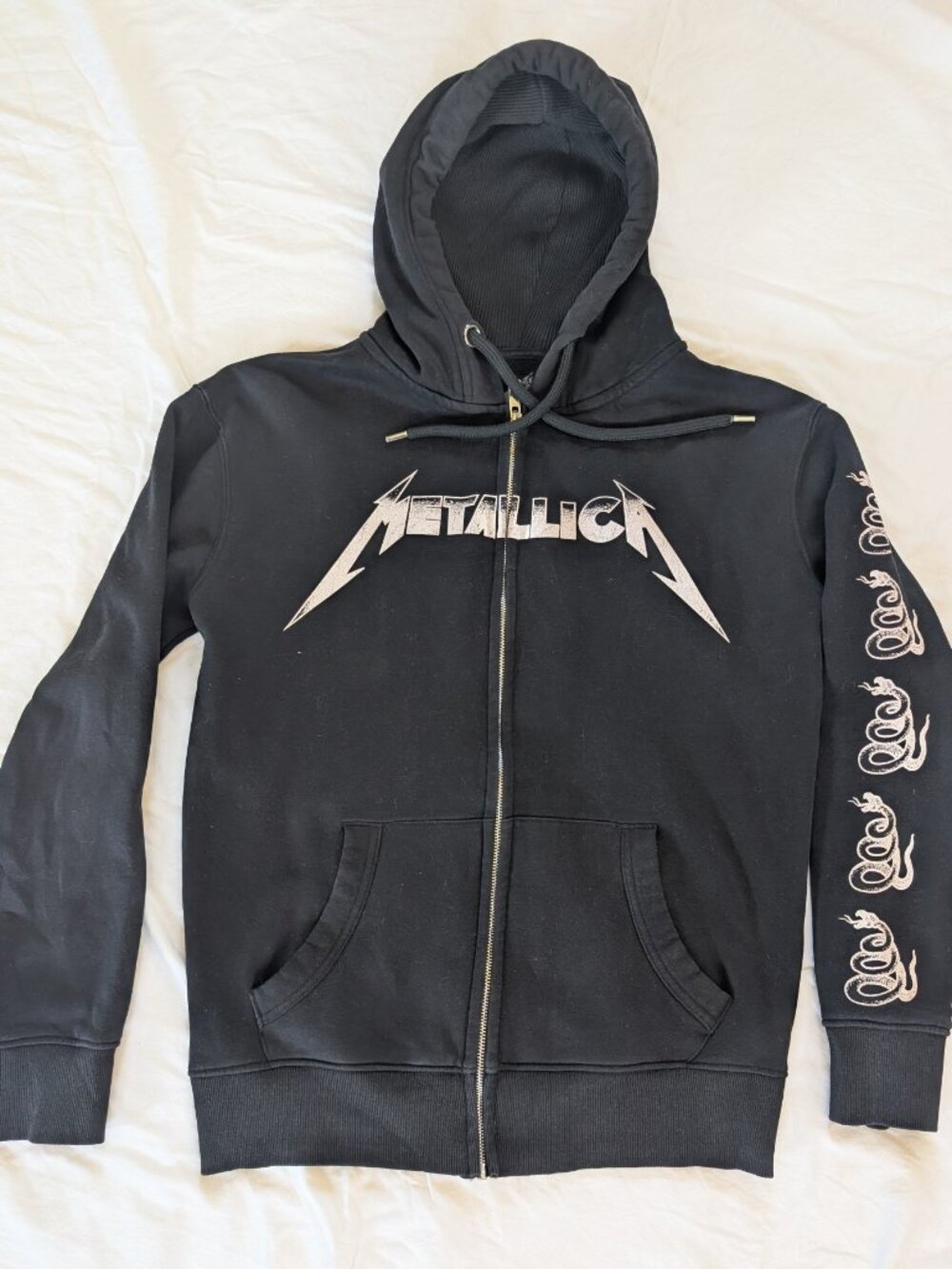 Vintage Metallica Black Concert Hoodie - Unisex - Medium